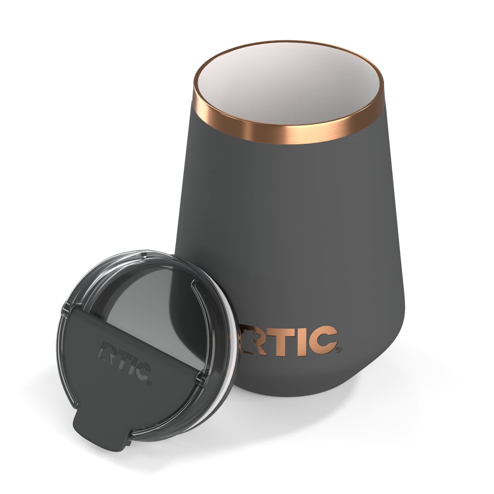 RTIC Outdoors - 12oz Happy Hour Wine Tumbler - Light Black - Image 10