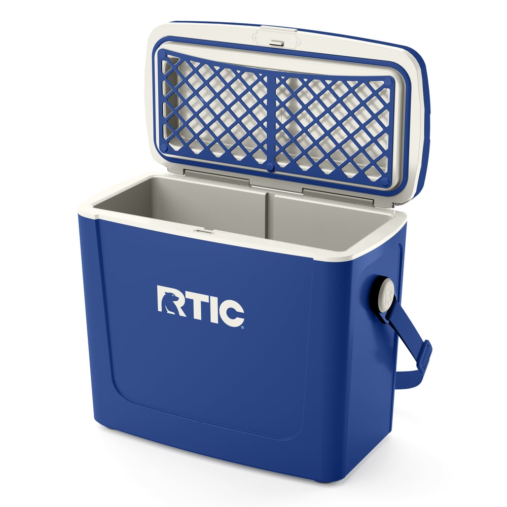 RTIC Outdoors - 16 QT Road Trip Cooler - Cobalt & White - Image 3