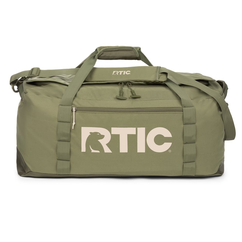 RTIC Outdoors - Road Trip Duffle Bag-Olive & Beach