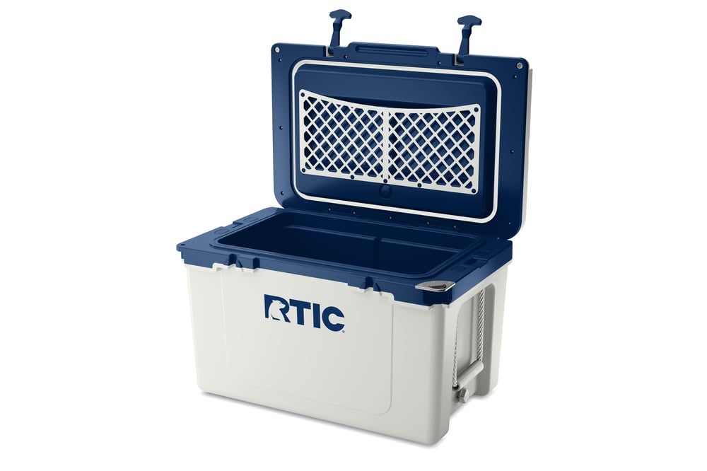 RTIC Outdoors - 52 QT Ultra-Light Cooler - Cool Grey & Navy - Image 3