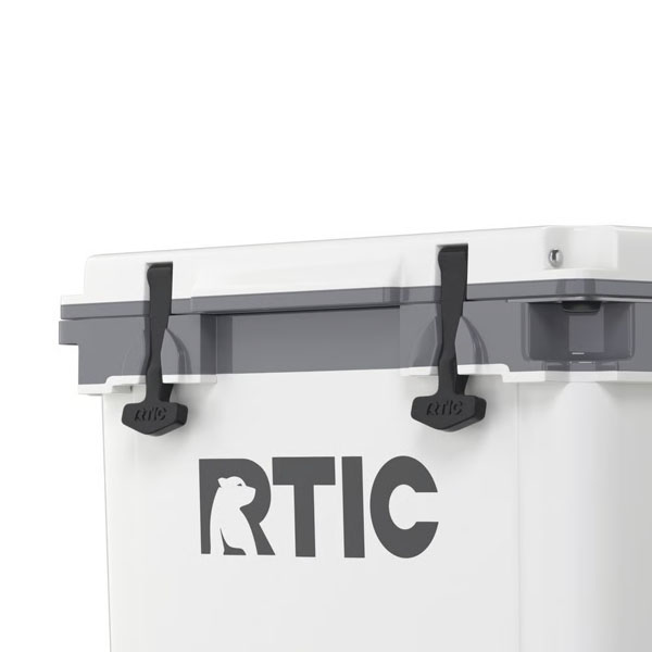 RTIC Outdoors - 42 QT Ultra-Light Wheeled Cooler - White & Grey - Image 12
