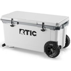 RTIC Outdoors - 72 QT Ultra-Light Wheeled Cooler - White & Grey