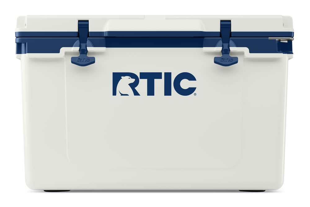RTIC Outdoors - 52 QT Ultra-Light Cooler - Cool Grey & Navy - Image 2