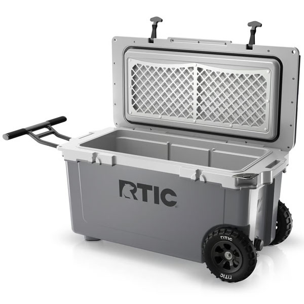 RTIC Outdoors - 72 QT Ultra-Light Wheeled Cooler - Dark Grey & Cool Grey - Image 4
