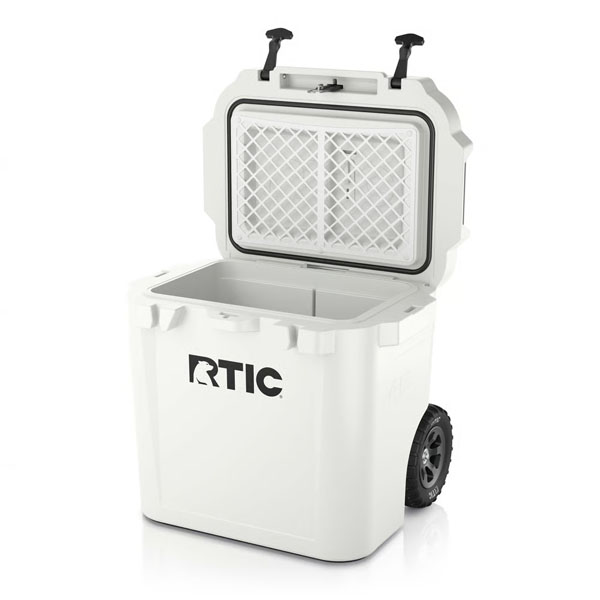 RTIC Outdoors - 45 QT Ultra-Tough Wheeled Cooler - White - Image 3