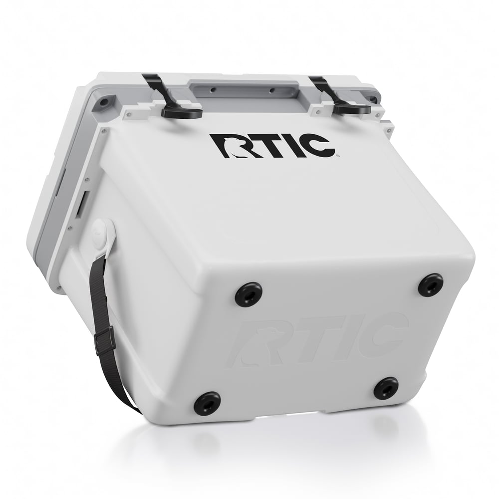 RTIC Outdoors - 22 QT Ultra-Light Cooler - White & Grey - Image 8