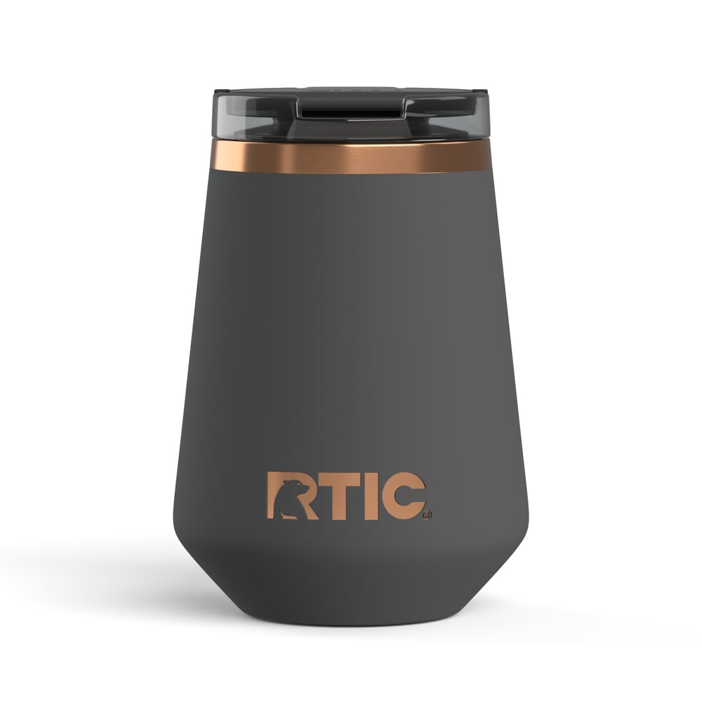 RTIC Outdoors - 12oz Happy Hour Wine Tumbler - Light Black