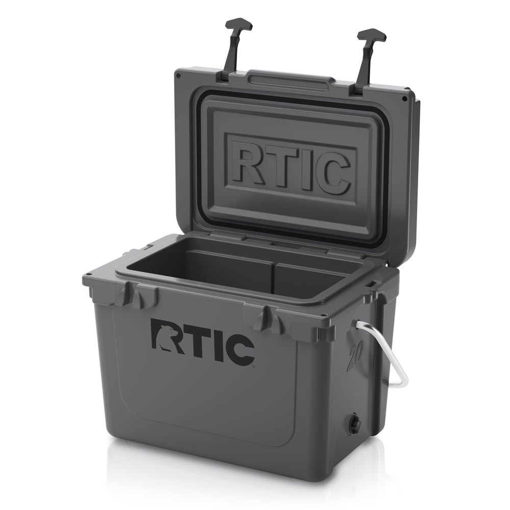 RTIC Outdoors - 20 QT Ultra-Tough Cooler - Dark Grey - Image 3