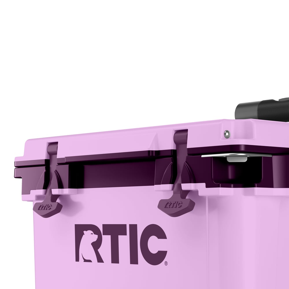 RTIC Outdoors - 22 QT Ultra-Light Wheeled Cooler - Lavender/Plum - Image 9