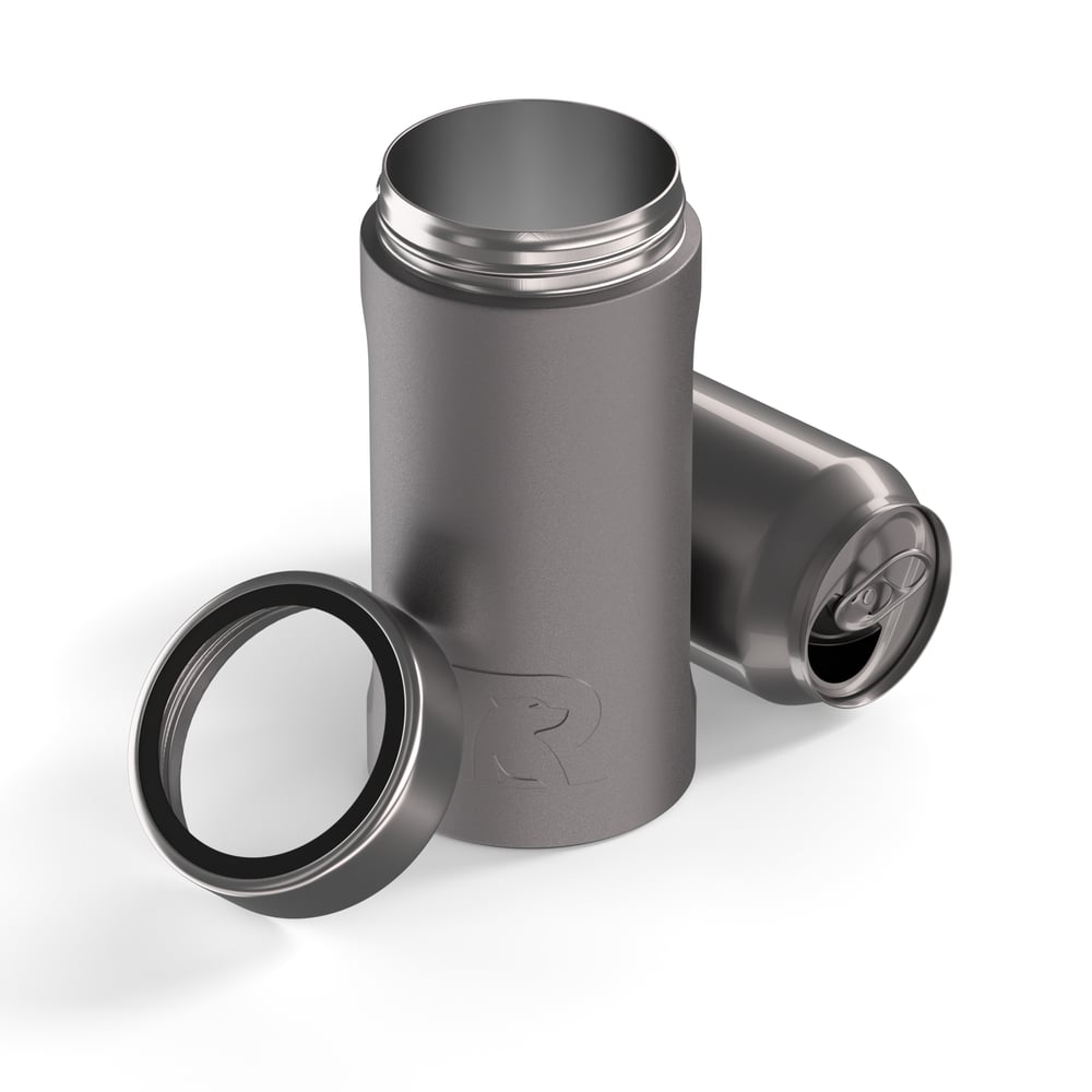 RTIC Outdoors - 16oz Ultimate Craft Can Cooler - Graphite - Image 4