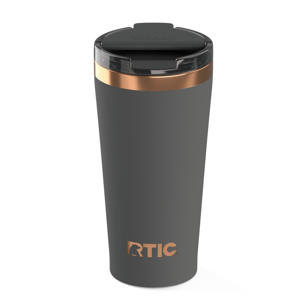 RTIC Outdoors - 18oz Happy Hour Pint Tumbler - Light Black - Image 4