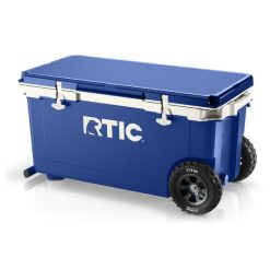 RTIC Outdoors - 72 QT Ultra-Light Wheeled Cooler - Cobalt & White
