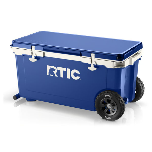 RTIC Outdoors - 72 QT Ultra-Light Wheeled Cooler - Cobalt & White