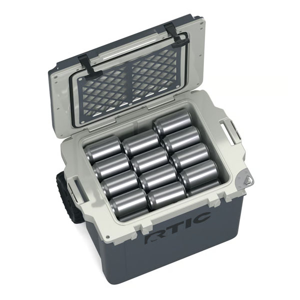 RTIC Outdoors - 42 QT Ultra-Light Wheeled Cooler - Dark Grey & Cool Grey - Image 10