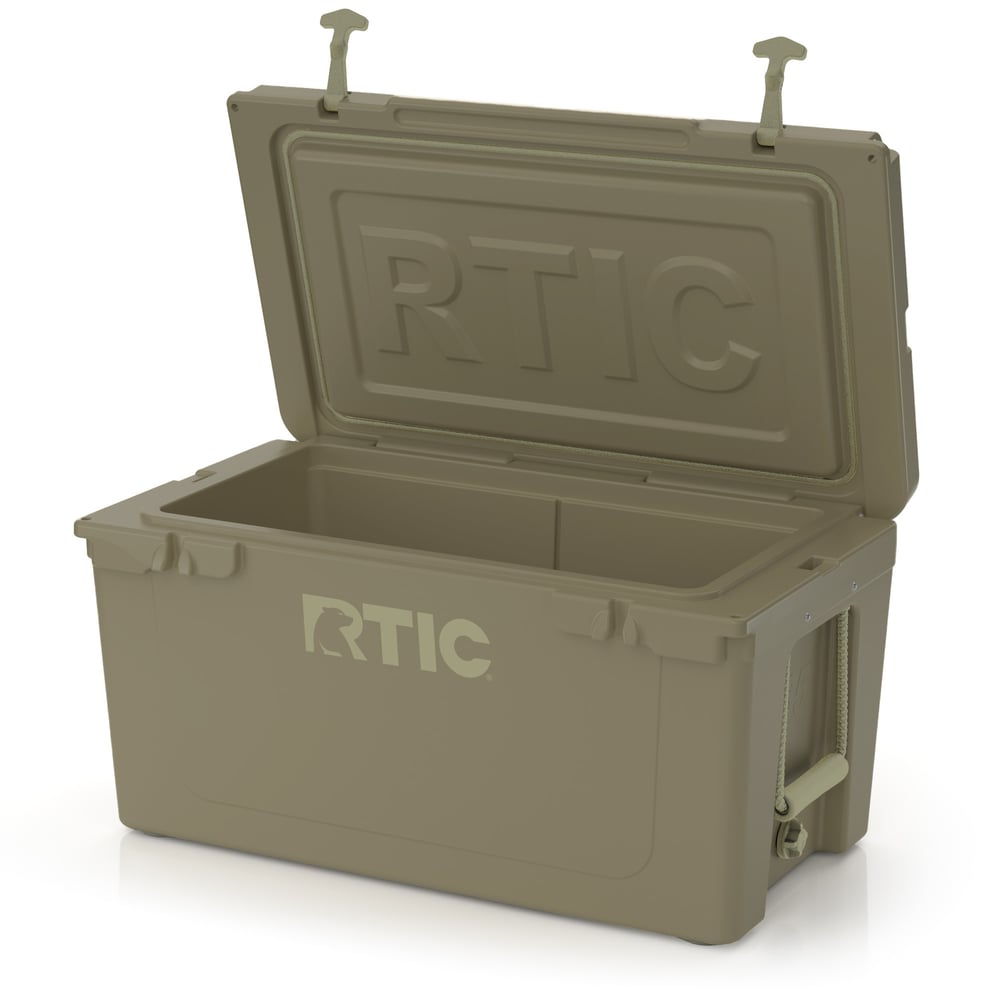 RTIC Outdoors - 65 QT Ultra-Tough Cooler - Olive - Image 3