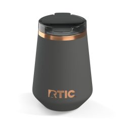 Alternative view of RTIC Outdoors - 12oz Happy Hour Wine Tumbler - Light Black