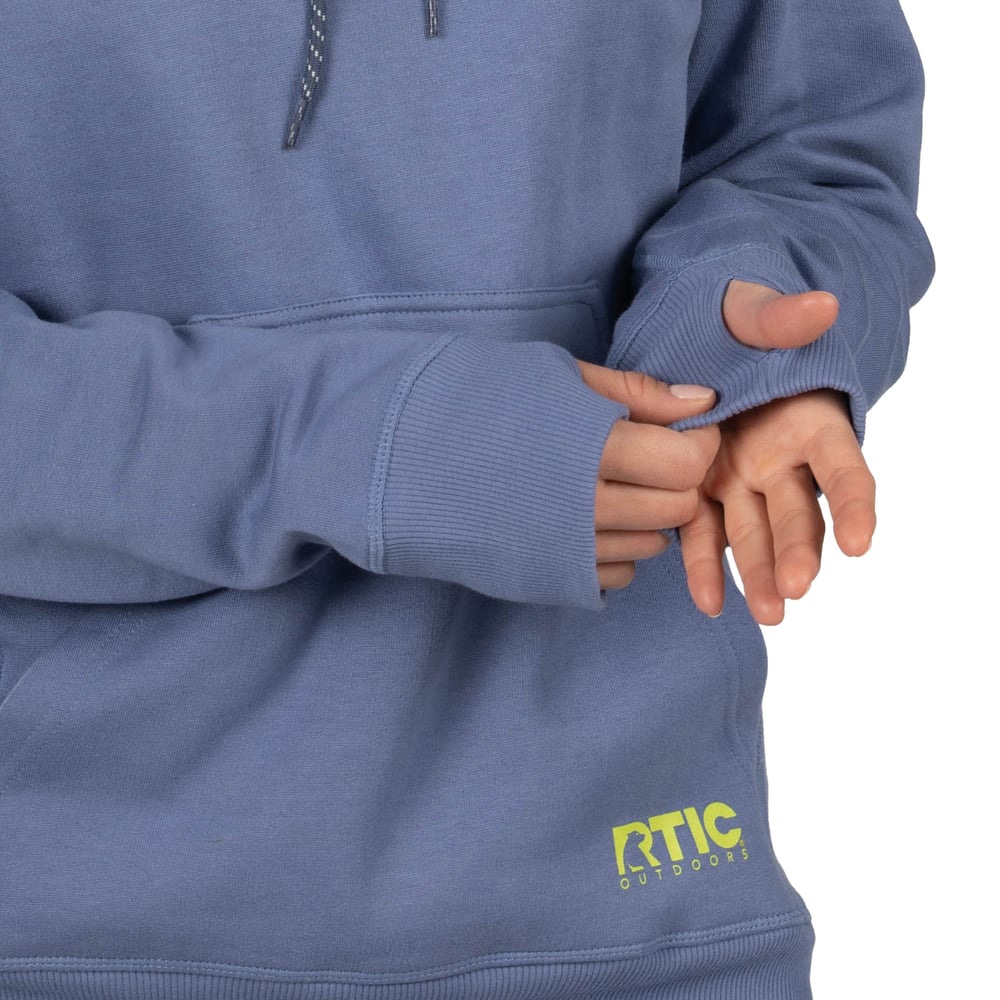 RTIC Outdoors - Water-Repellent Pullover Hoodie - Athletic Fit - Cobalt - Image 6