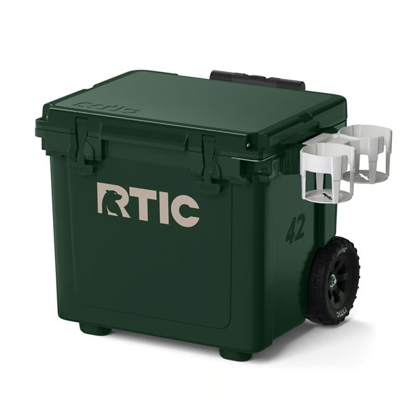 RTIC Outdoors - 42 QT Ultra-Light Wheeled Cooler - Dark Pine - Image 11