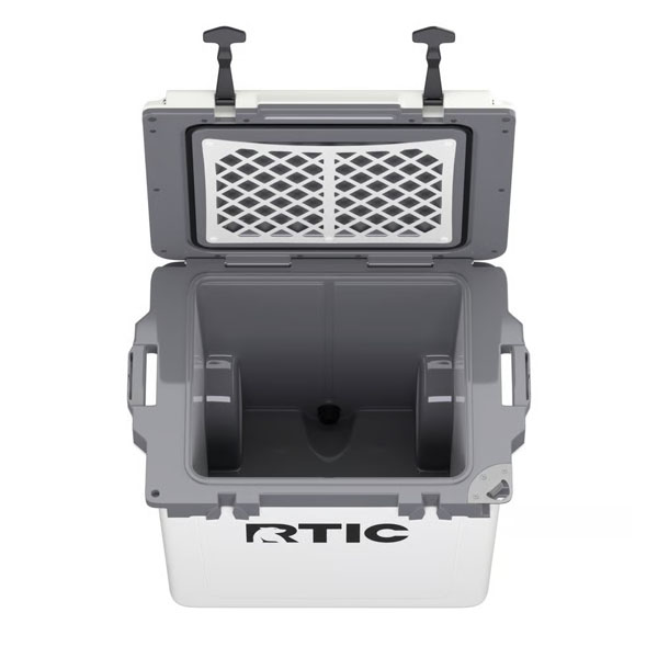 RTIC Outdoors - 42 QT Ultra-Light Wheeled Cooler - White & Grey - Image 6