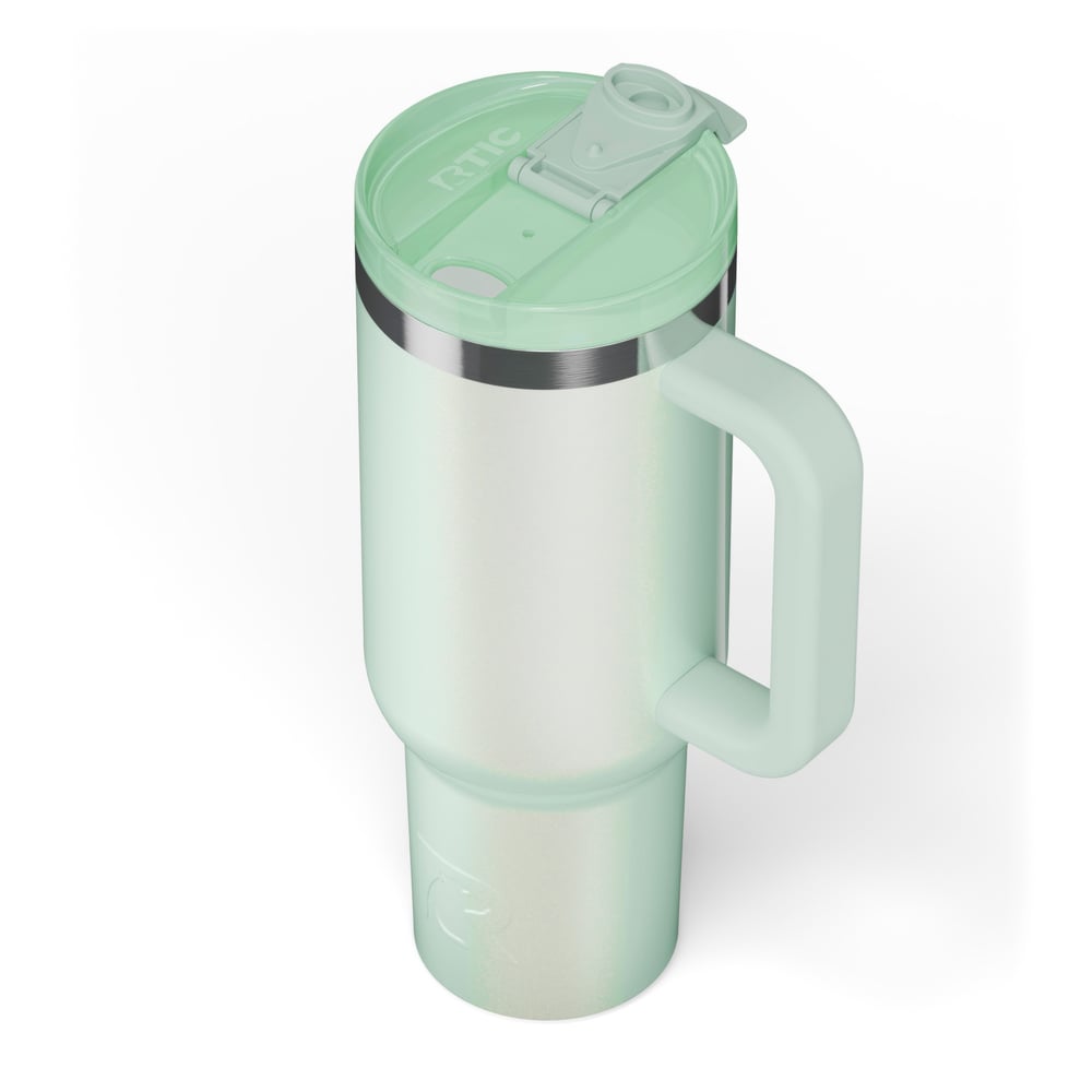 RTIC Outdoors - Road Trip Tumbler - Fresh Mint Glitter - Image 5