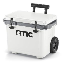 RTIC Outdoors - 22 QT Ultra-Light Wheeled Cooler - White & Grey