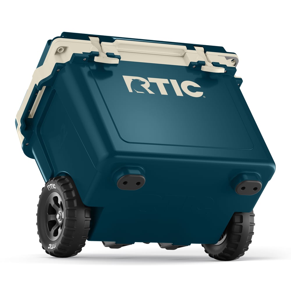RTIC Outdoors - 22 QT Ultra-Light Wheeled Cooler - Marine/Canvas - Image 6