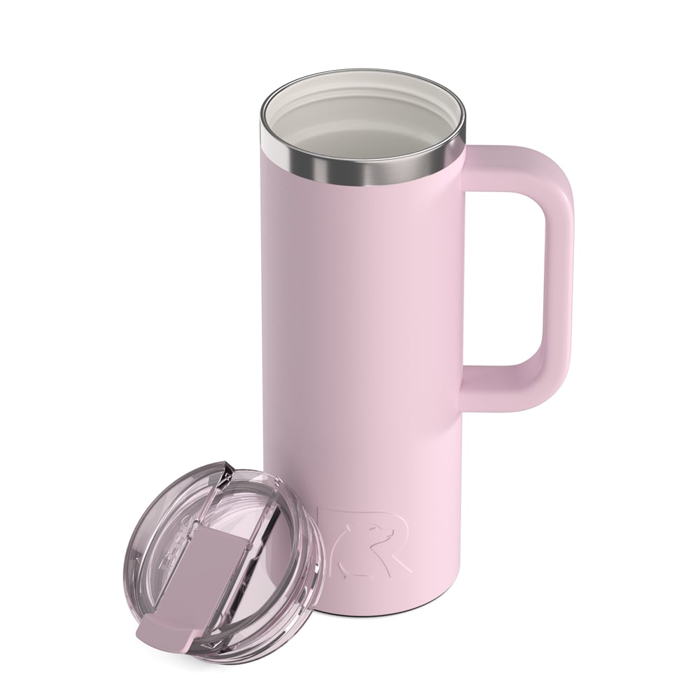 RTIC Outdoors - Road Trip Travel Mug - Pale Pink - Image 3