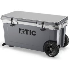 RTIC Outdoors - 72 QT Ultra-Light Wheeled Cooler - Dark Grey & Cool Grey