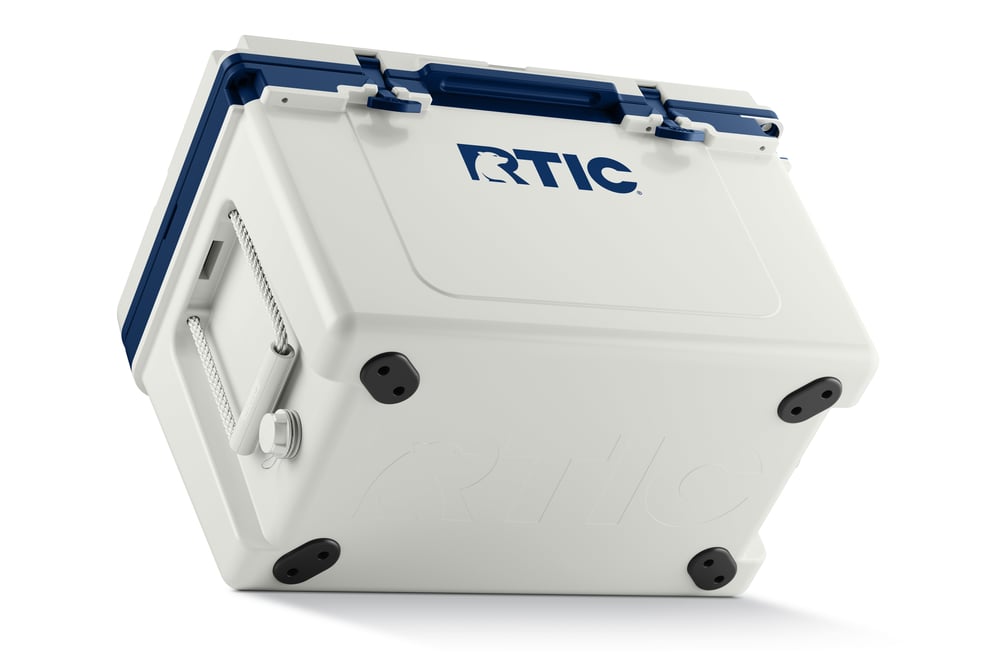 RTIC Outdoors - 52 QT Ultra-Light Cooler - Cool Grey & Navy - Image 5