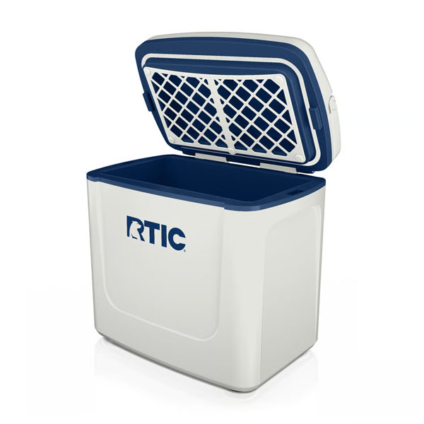 RTIC Outdoors - 8 QT Road Trip Personal Cooler - Cool Grey & Navy - Image 5