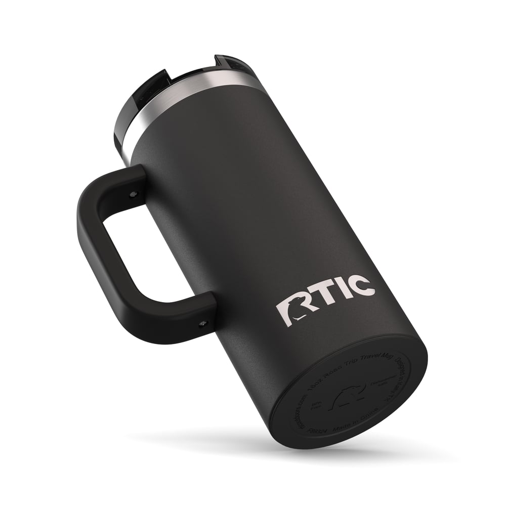 RTIC Outdoors - Road Trip Travel Mug - Black - Image 5