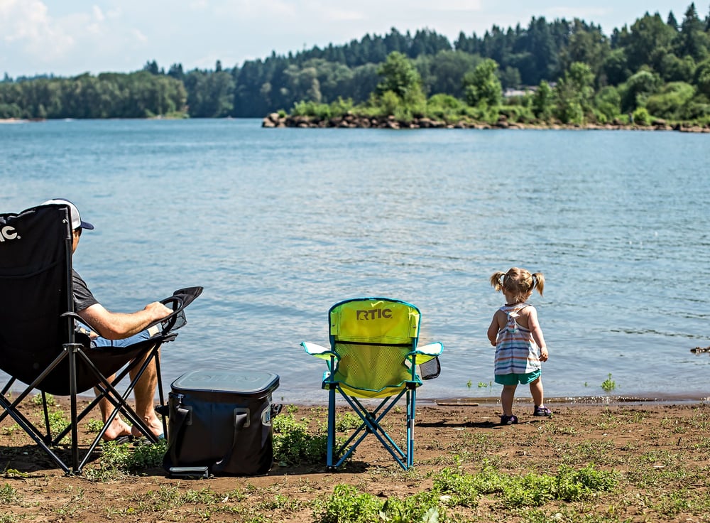 RTIC Outdoors - Little Cub Folding Chair-Firefly - Image 2