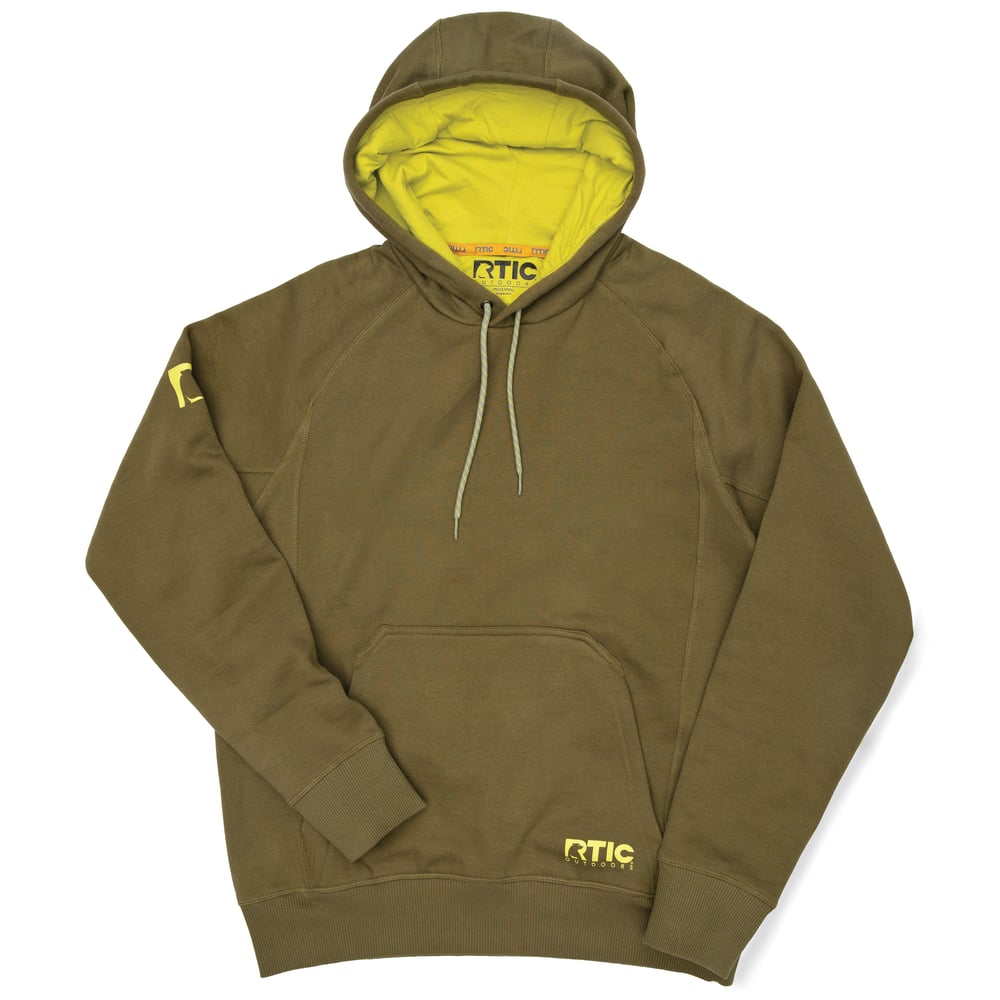 RTIC Outdoors - Water-Repellent Pullover Hoodie - Athletic Fit - Olive - Image 3