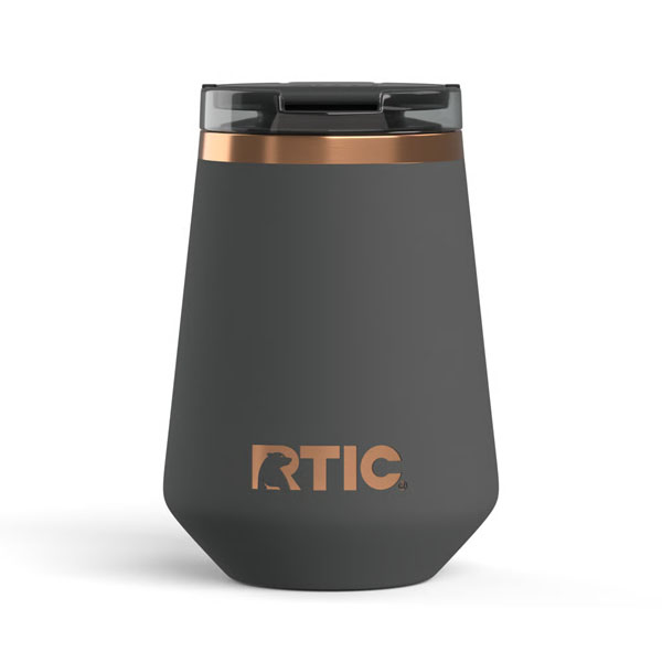 RTIC Outdoors - 12oz Happy Hour Wine Tumbler - Light Black
