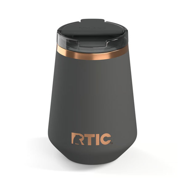 RTIC Outdoors - 12oz Happy Hour Wine Tumbler - Light Black - Image 3