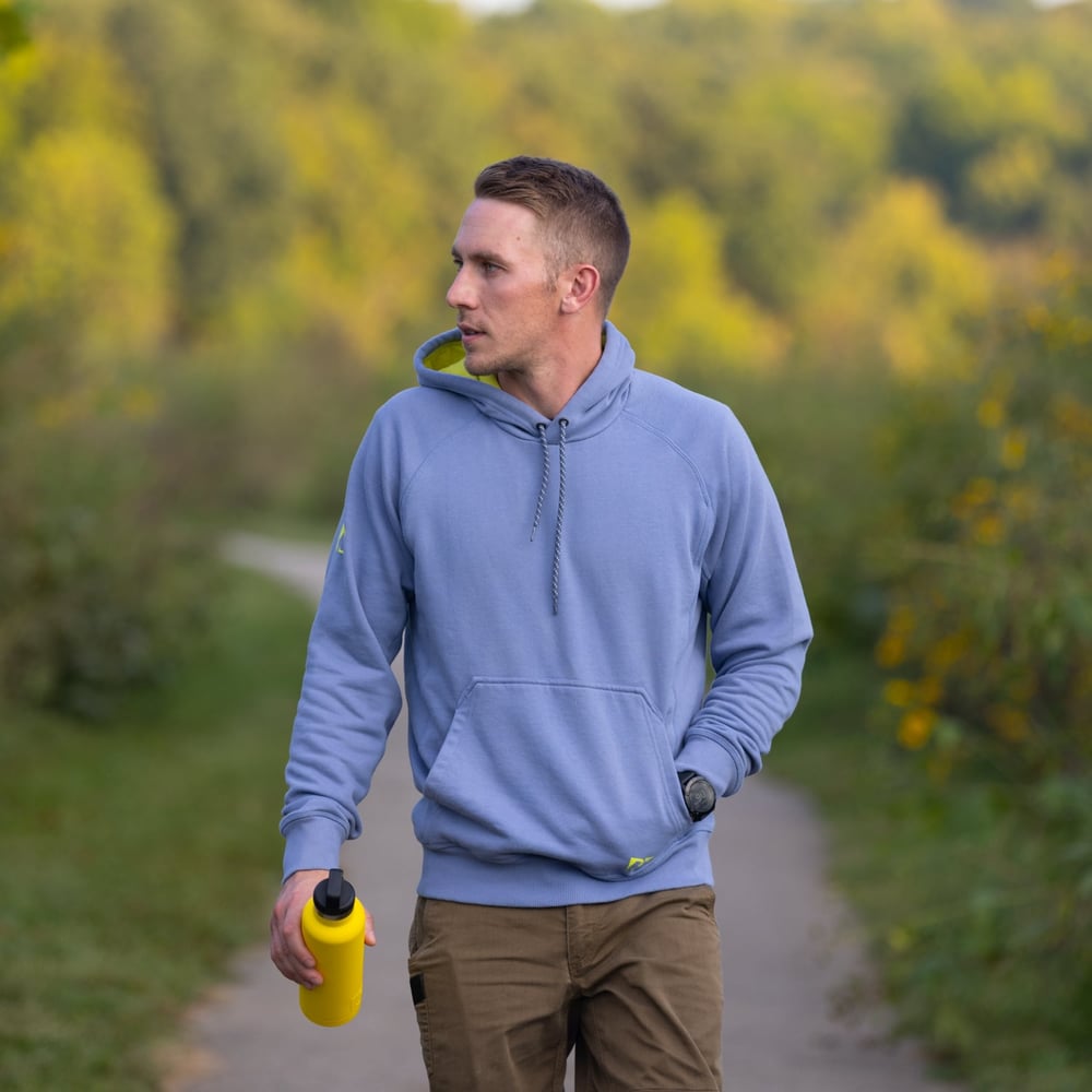 RTIC Outdoors - Water-Repellent Pullover Hoodie - Athletic Fit - Cobalt