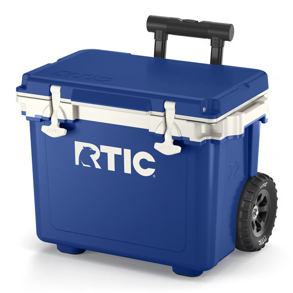 RTIC Outdoors - 22 QT Ultra-Light Wheeled Cooler - Cobalt & White