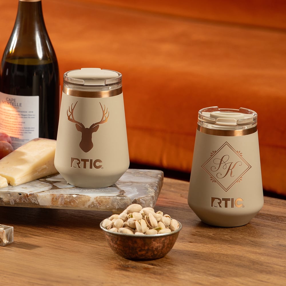 RTIC Outdoors - 12oz Happy Hour Wine Tumbler - Black Cherry - Image 10