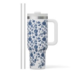Alternative view of RTIC Outdoors - Road Trip Tumbler - Blue Bouquet