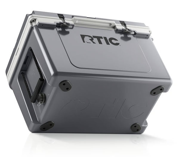 RTIC Outdoors - 52 QT Ultra-Light Cooler - Dark Grey & Cool Grey - Image 6