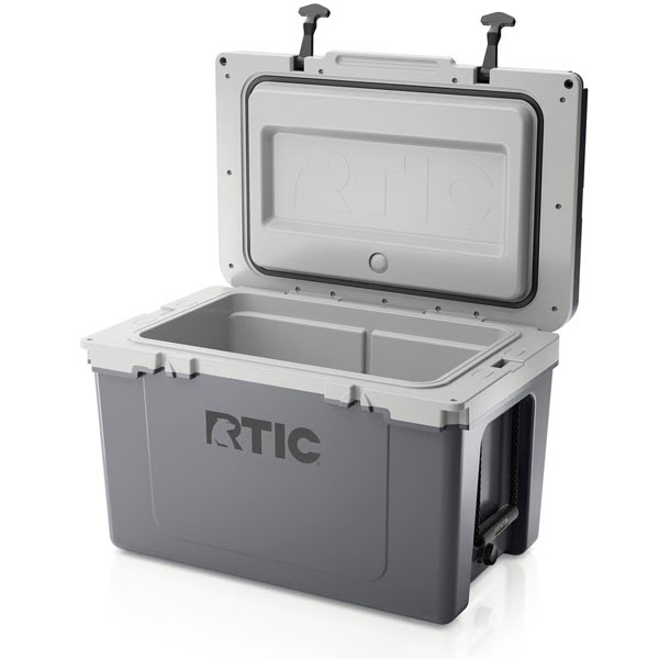 RTIC Outdoors - 52 QT Ultra-Light Cooler - Dark Grey & Cool Grey - Image 4