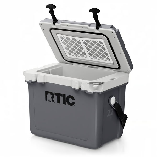 RTIC Outdoors - 22 QT Ultra-Light Cooler - Dark Grey & Cool Grey - Image 3