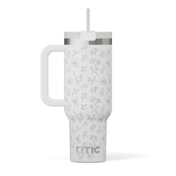 RTIC Outdoors - Road Trip Tumbler -  White Magnolias