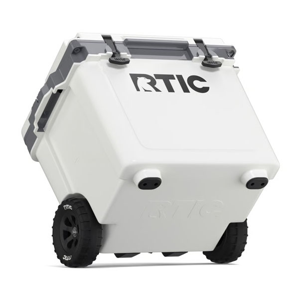 RTIC Outdoors - 42 QT Ultra-Light Wheeled Cooler - White & Grey - Image 8