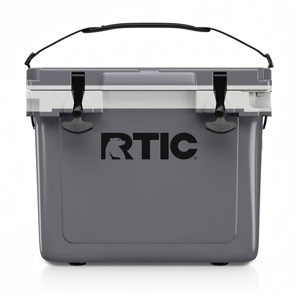 RTIC Outdoors - 22 QT Ultra-Light Cooler - Dark Grey & Cool Grey - Image 2