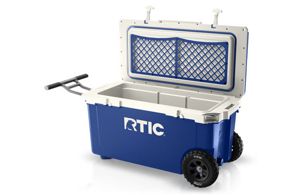 RTIC Outdoors - 72 QT Ultra-Light Wheeled Cooler - Cobalt & White - Image 4