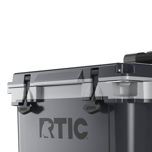 RTIC Outdoors - 22 QT Ultra-Light Wheeled Cooler - Dark Grey & Cool Grey - Image 10