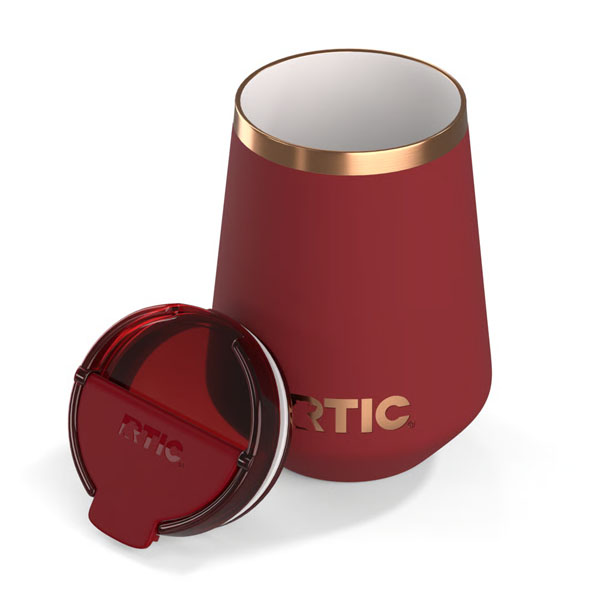 RTIC Outdoors - 12oz Happy Hour Wine Tumbler - Black Cherry - Image 4