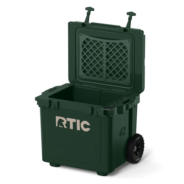 RTIC Outdoors - 42 QT Ultra-Light Wheeled Cooler - Dark Pine - Image 4