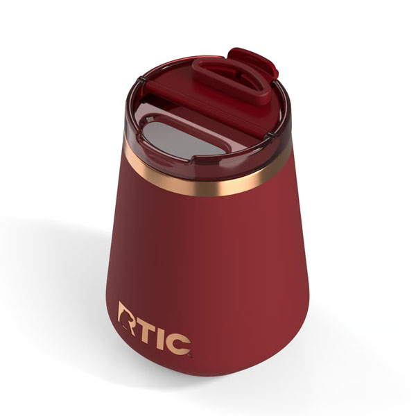 RTIC Outdoors - 12oz Happy Hour Wine Tumbler - Black Cherry - Image 5